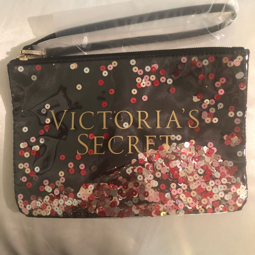 Victoria Secret Sequin Confetti Wristlet